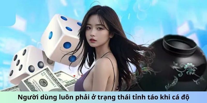 Người dùng luôn phải ở trạng thái tỉnh táo khi cá độ